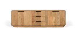 GINER Y COLOMER Mueble TV de madera de mango color Natural